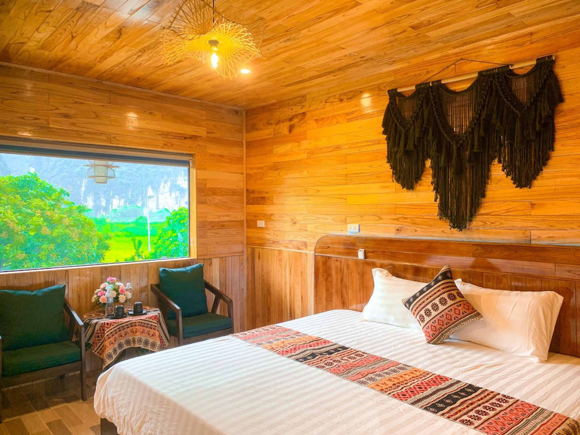 Tam Coc Central Bungalow-Hostel Vu Lam Bagian luar foto