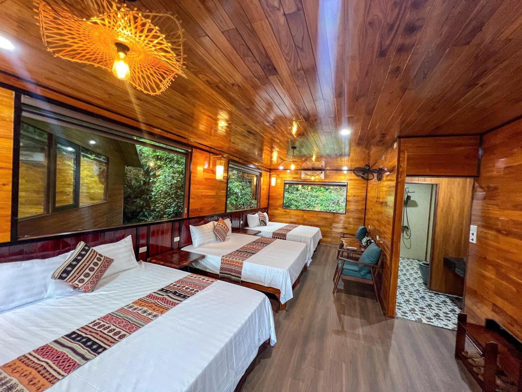 Tam Coc Central Bungalow-Hostel Vu Lam Bagian luar foto