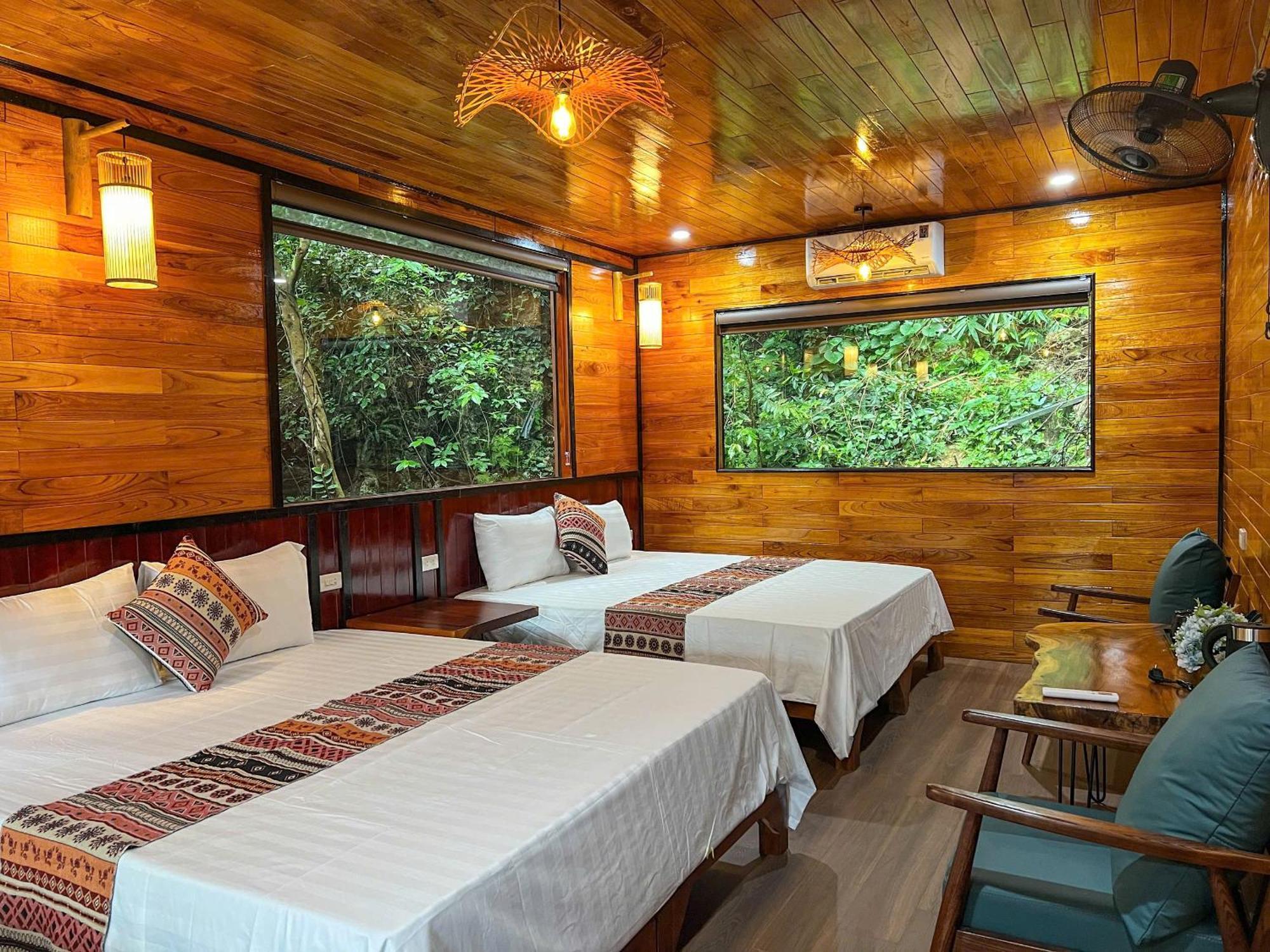 Tam Coc Central Bungalow-Hostel Vu Lam Bagian luar foto