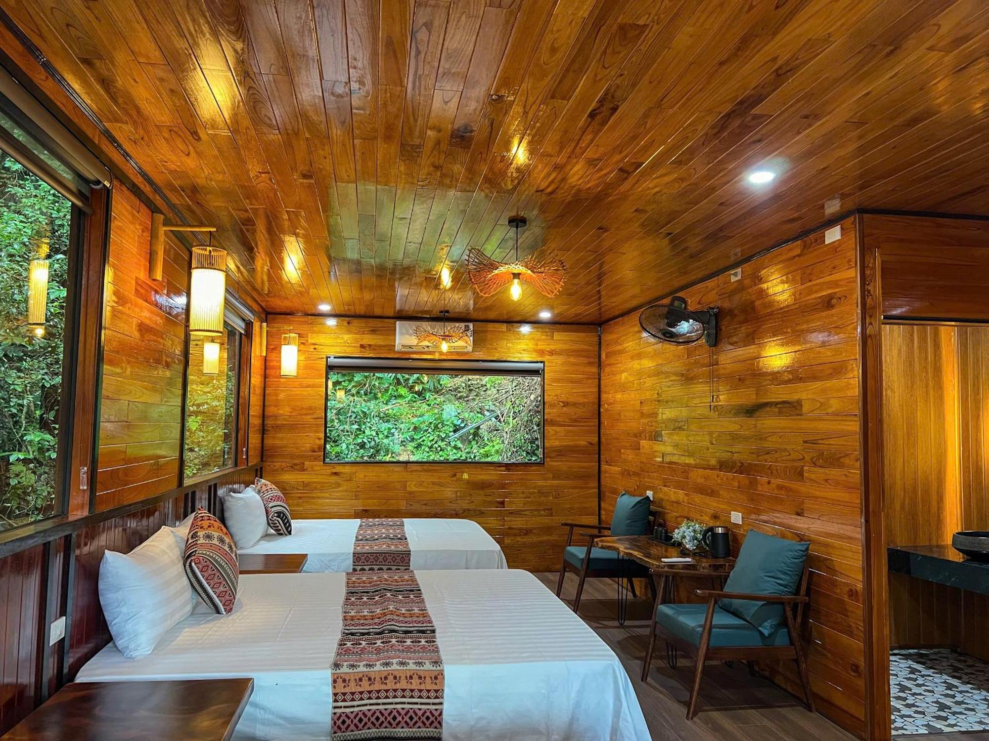 Tam Coc Central Bungalow-Hostel Vu Lam Bagian luar foto