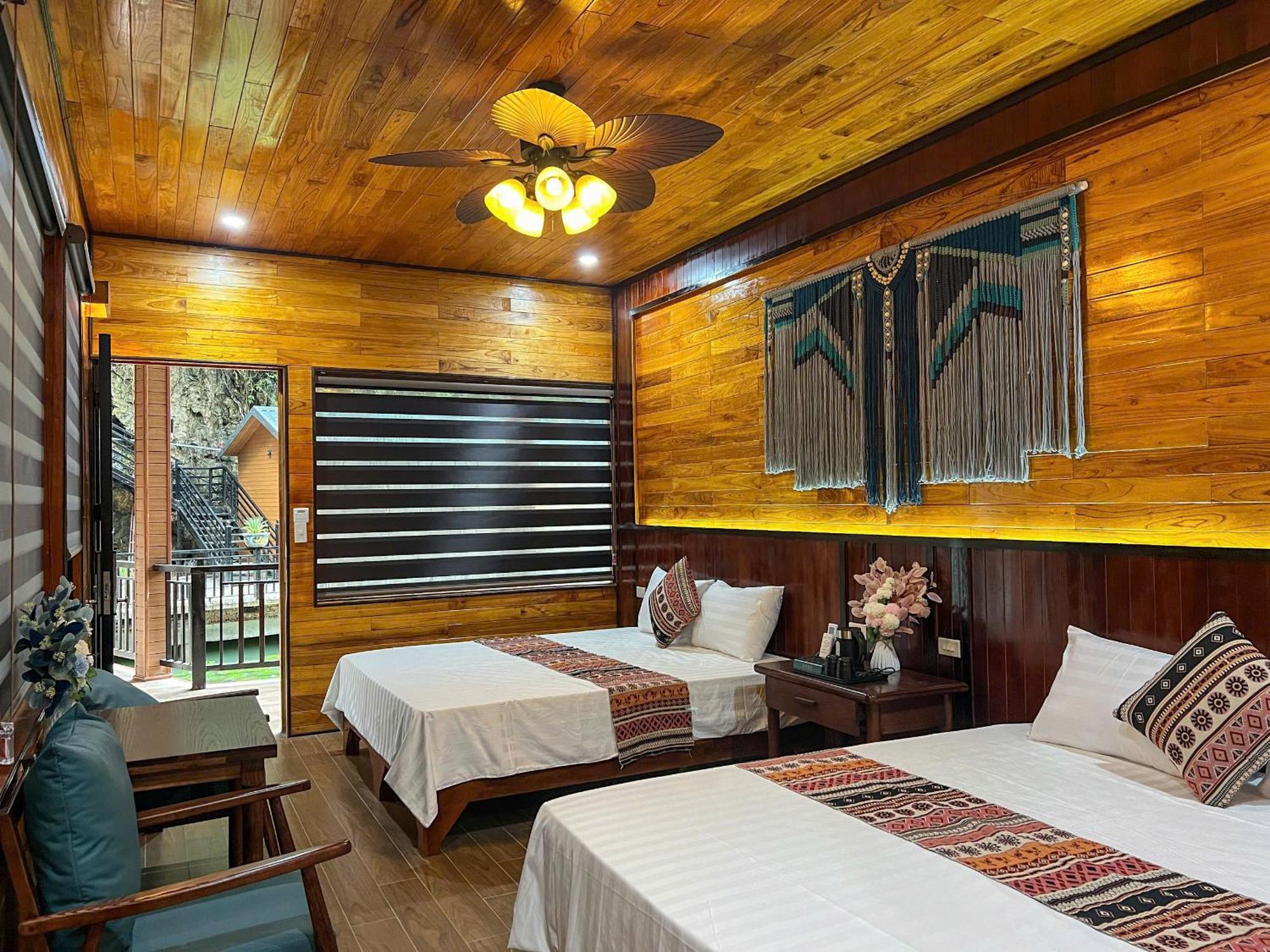 Tam Coc Central Bungalow-Hostel Vu Lam Bagian luar foto