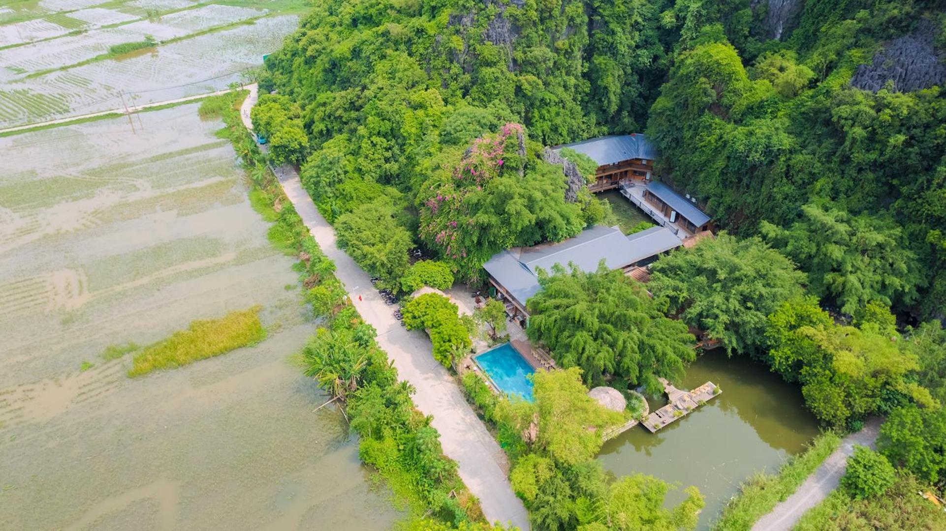 Tam Coc Central Bungalow-Hostel Vu Lam Bagian luar foto