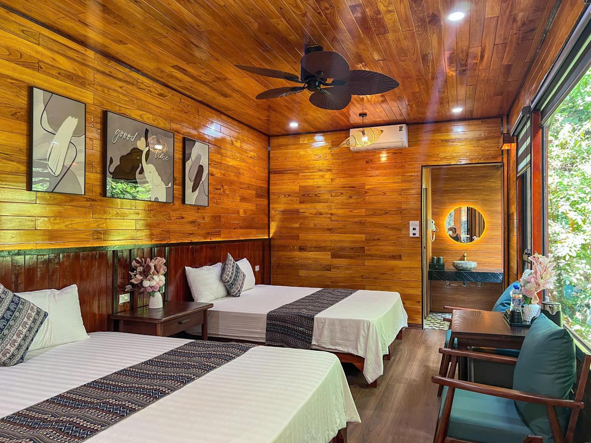 Tam Coc Central Bungalow-Hostel Vu Lam Bagian luar foto