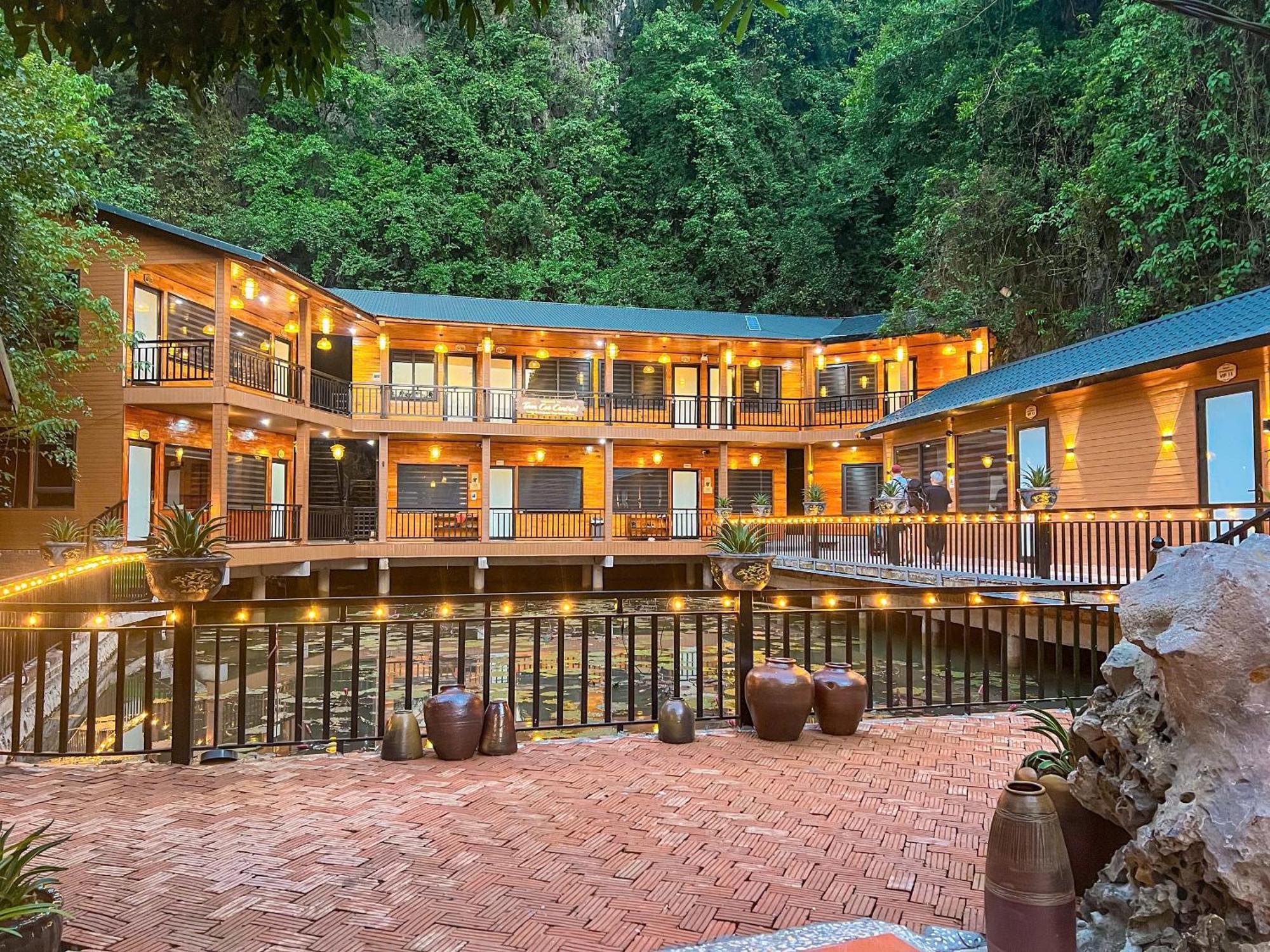 Tam Coc Central Bungalow-Hostel Vu Lam Bagian luar foto